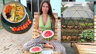 RAW VEGAN IN COSTA RICA  ECO VILLAGE TOUR  DELICIOUS TROPICAL FRUITS  PART 4 [upl. by Wanyen957]