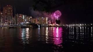 Waikiki Friday Fireworks 🎉✨Honolulu🎇Hawaii🎆 [upl. by Zwick]