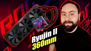 Enfriamiento líquido extremo SUPER personalizable ASUS ROG Ryujin II 360  Droga Digital [upl. by Sheley]