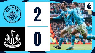 HIGHLIGHTS FODEN amp BERNARDO SECURE VITAL WIN FOR CITY  Man City 20 Newcastle Utd  Premier League [upl. by Zenitram]