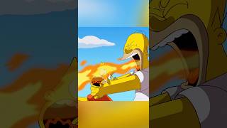 Homer Breathes Fire at Bart 🤣😂 simpsons shorts [upl. by Boccaj]