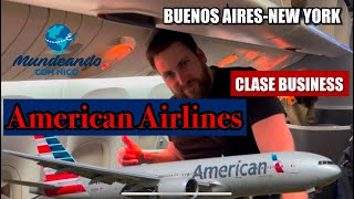 Buenos Aires  New York en AMERICAN AIRLINES en Business [upl. by Waxler]