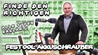 Mikes Toolshop erklärt  Finde den richtigen Festool Akkuschrauber [upl. by Yarw]