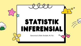 STATISTIK INFERENSIAL [upl. by Nailimixam]