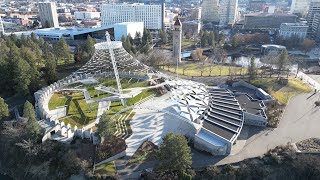 Cinematic 4K drone footage of Riverfront park Spokane WA [upl. by Baugh]