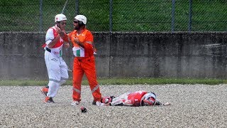 Bei MotorradWM Pirro verliert Gedächtnis nach HorrorCrash [upl. by Kiyohara254]