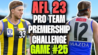 AFL 23 PRO TEAM PREMIERSHIP CHALLENGE GAME 25 AFL23 PROTEAM GWSHARPY [upl. by Yelyak]