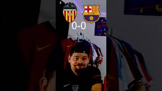 REACCIONANDO AL VALENCIA VS FC BARCELONA 12 PARTE 1 [upl. by Gerri609]