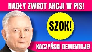 Nagły zwrot akcji w PiS Kaczyński mówi jak jest [upl. by Livia990]