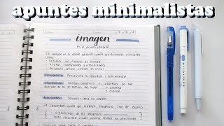 APUNTES ORGANIZADOS estilo MINIMALISTA  títulos tips y más  sofiapricot [upl. by Refitsirhc]