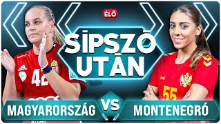 Magyarország  Montenegró REAKCIÓ  Sípszó után  Unibet [upl. by Elicec]