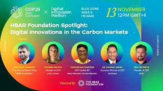 HBAR Foundation Spotlight Digital Innovations in the Carbon Markets [upl. by Earal]