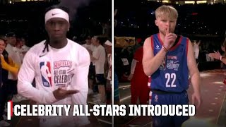 The 2024 NBA Celebrity AllStar Game player introductions 🤩  NBA on ESPN [upl. by Merritt]