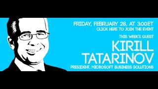 47 CXOTalk featuring Kirill Tatarinov [upl. by Ahsanat]