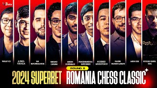 Gukesh vs Anish Pragg vs Caruana at Superbet Classic  R8  Live Commentary by Sagar amp Amruta [upl. by Lenci796]