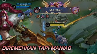 DIREMEHKAN TAPI MANIAC IRITHEL 😎 MLBBMOBILE LEGENDS [upl. by Asnerek587]