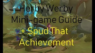 Runescape 3 Herby Werby Minigame Guide  Spud That Achievement [upl. by Suolevram44]