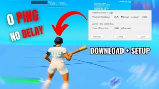 How To Use Timer Resolution On Fortnite INSANE [upl. by Hammel]