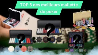 TOP 5 DES MEILLEURS MALLETTE DE POKER [upl. by Nero]