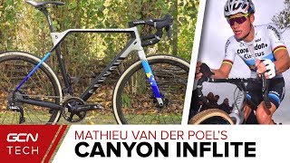 Mathieu Van Der Poels Canyon Inflite CF SLX CycloCross Bike [upl. by Bartholomeus]