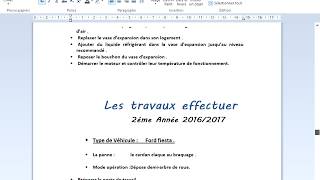 Rapport de stage TREMOA  EXCLUSIVE [upl. by Orestes]