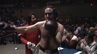 Andy Kaufman Boxes Jerry Lawler Wrestling Rematch Full Fight [upl. by Desdemona302]