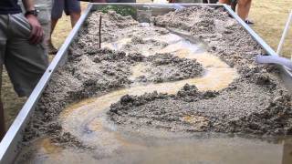 EmRiver Introduction erosion and deposition in a selfforming model river channel [upl. by Pavior]