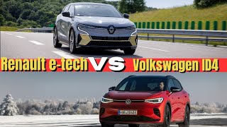 Volkswagen ID 4 GTX AWD 2024 VS Renault E Tech Scenic Grand 2024 [upl. by Nehtanhoj]