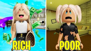 RICH VS POOR GOING ON VACATION Brookhaven Roleplay [upl. by Bik207]