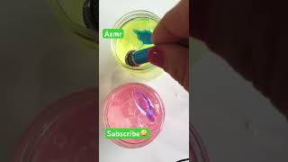 Slime with Mini Mic💚🟢asmrcommunity asmrsounds relaxing oddlysatisfying asmrshorts asmrsleep [upl. by Wivina105]