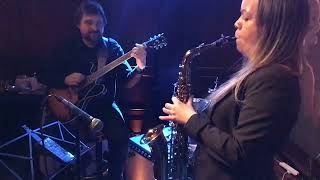 Laura And Matt Jazz Duo Live at Berts  Therell Never Be Another You [upl. by Aseela]