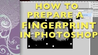 Prepare a Fingerprint in Photoshop for a Photopolymer Plate [upl. by Zachar168]