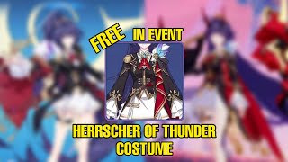 FREE Herrscher of Thunder Costume  Honkai Impact 3 [upl. by Neurath]