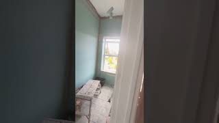 Bathroom stripped back boarded and plastered [upl. by Kiehl]