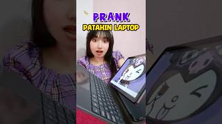 PRANK MAMA PATAHIN LAPTOP 😱🥶 HolidayWithShorts OliviaValent [upl. by Lleirbag449]