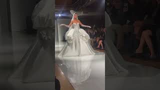 Sneak Peek Pnina Tornais new Aura Collection at New York Bridal Fashion Week [upl. by Locke670]