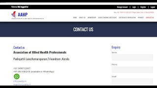 AAHP Association of allied health professionalsRegistration and Goodstanding Certificate [upl. by Chiquita]