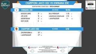 Champion Lakes ODC v Kwinana ODC [upl. by Alded]