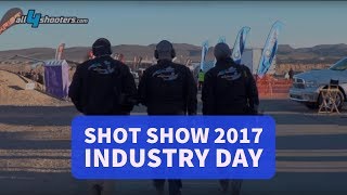 SHOT Show 2017 Industry Day at the Range mit GLOCK MINOX und Co [upl. by Troxell187]