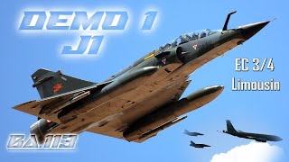 MIRAGE 2000 34 Limousin Demo 1 J1 [upl. by Sherar]