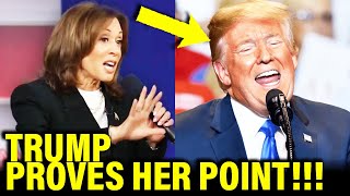 Watch Trump Spiral the INSTANT Kamala CALLS HIM CRAZY [upl. by Phalan]