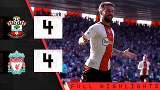 EXTENDED HIGHLIGHTS Southampton 44 Liverpool  Premier League [upl. by Yelsiap]