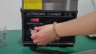 The Operation and Cleaning Effect of 3L Ultrasonic Cleaner [upl. by Akeirahs]