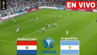 🔴 Paraguay vs Argentina EN VIVO  Eliminatorias 2024 [upl. by Neelram]