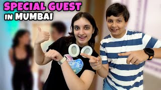 SPECIAL GUEST IN MUMBAI  Aayu and Pihu Show [upl. by Ynattib]