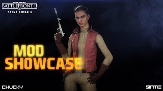 Padme Amidala Mod by SiRME and Chucky  Star Wars Battlefront 2 [upl. by Haskell475]