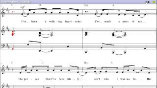 quotGod Gave Me Youquot Blake Shelton  Piano Sheet Music Teaser [upl. by Berkman796]