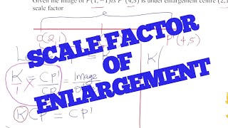 HOW TO FIND SCALE FACTOR OF ENLARGEMENT [upl. by Katleen]