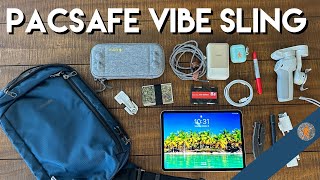 pacsafe Vibe 325 Crossbody Sling Bag Review and Full Walkthrough [upl. by Durrell509]