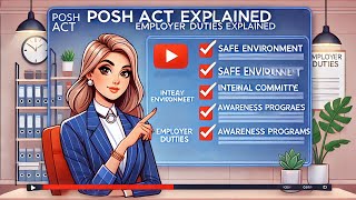 POSH Act Employer Duties Explained  Workplace Safety amp Compliance Guide [upl. by Namlas136]